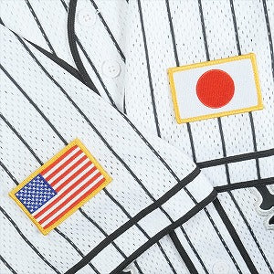 SUPREME シュプリーム ×Homerun 25SS Baseball jersey Stripe ベースボールジャージ 白黒 Size 【M】 【新古品・未使用品】 20819828