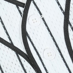 SUPREME シュプリーム ×Homerun 25SS Baseball jersey Stripe ベースボールジャージ 白黒 Size 【M】 【新古品・未使用品】 20819828