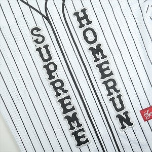 SUPREME シュプリーム ×Homerun 25SS Baseball jersey Stripe ベースボールジャージ 白黒 Size 【M】 【新古品・未使用品】 20819828