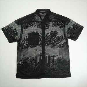 SUPREME シュプリーム 25SS Last Supper Lace S/S Shirt Black 半袖シャツ 黒 Size 【M】 【新古品・未使用品】 20819836