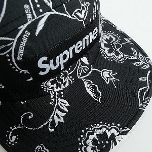 SUPREME シュプリーム 25SS Floral Jacquard Camp Cap Black キャンプキャップ 黒 Size 【フリー】 【新古品・未使用品】 20819879