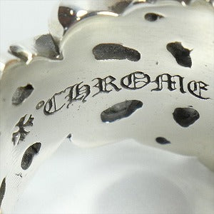 CHROME HEARTS クロム・ハーツ DBL FLORAL CROSS OPEN RING SLV リング 銀 Size 【16号】 【新古品・未使用品】 20819886