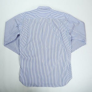 CHROME HEARTS クロム・ハーツ ×COMME des GARCONS CDG CH DTLS ADDED SHIRT BLUE / BLACK STRIPED 長袖シャツ 青 Size 【S】 【新古品・未使用品】 20819898