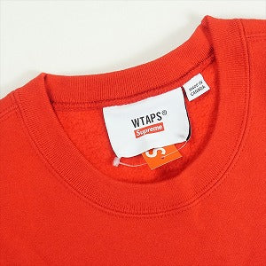 SUPREME シュプリーム ×WTAPS ダブルタップス 21AW Crewneck クルーネックスウェット 赤 Size 【L】 【新古品・未使用品】 20819957
