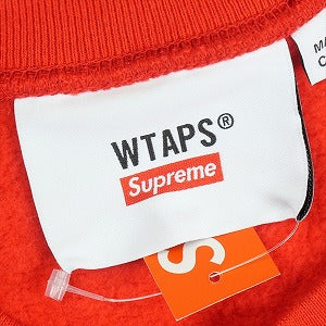 SUPREME シュプリーム ×WTAPS ダブルタップス 21AW Crewneck クルーネックスウェット 赤 Size 【L】 【新古品・未使用品】 20819957