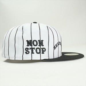SUPREME シュプリーム ×Homerun 25SS S Logo New Era Stripe キャップ 白黒 Size 【7　1/4(S)】 【新古品・未使用品】 20819979