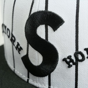 SUPREME シュプリーム ×Homerun 25SS S Logo New Era Stripe キャップ 白黒 Size 【7　1/4(S)】 【新古品・未使用品】 20819979