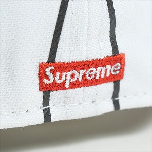 SUPREME シュプリーム ×Homerun 25SS S Logo New Era Stripe キャップ 白黒 Size 【7　1/4(S)】 【新古品・未使用品】 20819979