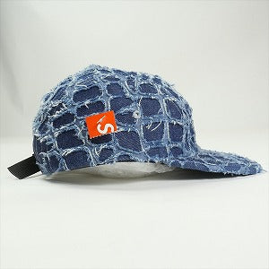 SUPREME シュプリーム 25SS Frayed Croc Denim Camp Cap Indigo キャンプキャップ インディゴ Size 【フリー】 【新古品・未使用品】 20820005