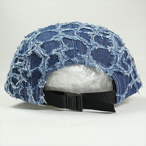 SUPREME シュプリーム 25SS Frayed Croc Denim Camp Cap Indigo キャンプキャップ インディゴ Size 【フリー】 【新古品・未使用品】 20820005