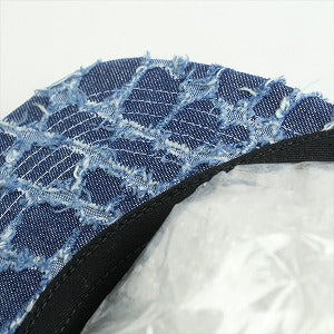 SUPREME シュプリーム 25SS Frayed Croc Denim Camp Cap Indigo キャンプキャップ インディゴ Size 【フリー】 【新古品・未使用品】 20820005