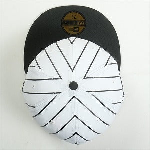 SUPREME シュプリーム ×Homerun 25SS S Logo New Era Stripe キャップ 白黒 Size 【7　3/8(M)】 【新古品・未使用品】 20820032