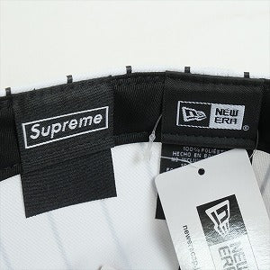 SUPREME シュプリーム ×Homerun 25SS S Logo New Era Stripe キャップ 白黒 Size 【7　3/8(M)】 【新古品・未使用品】 20820032