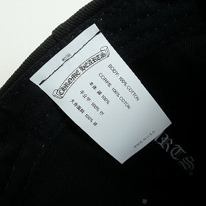 CHROME HEARTS クロム・ハーツ RS 3 CRS BSBL CAP DENIM BLACK キャップ 黒 Size 【フリー】 【新古品・未使用品】 20820076