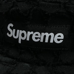 SUPREME シュプリーム 25SS Frayed Croc Denim Camp Cap Black キャンプキャップ 黒 Size 【フリー】 【新古品・未使用品】 20820080