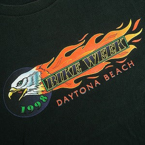 VINTAGE ヴィンテージ Harley Davidson ハーレーダビッドソン Bike Week Deytona Beach LS Tee ロンT 黒 Size 【L】 【中古品-良い】 20820102