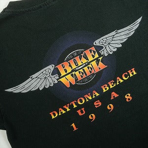 VINTAGE ヴィンテージ Harley Davidson ハーレーダビッドソン Bike Week Deytona Beach LS Tee ロンT 黒 Size 【L】 【中古品-良い】 20820102