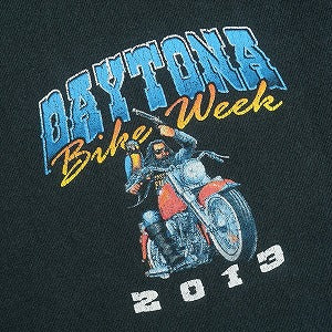VINTAGE ヴィンテージ Harley Davidson ハーレーダビッドソン Blue Frame Deytona Beach LS Tee ロンT 黒 Size 【XL】 【中古品-良い】 20820105