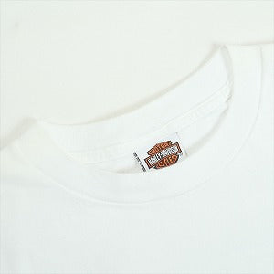 VINTAGE ヴィンテージ Harley Davidson ハーレーダビッドソン Red Flame LS Tee ロンT 白 Size 【L】 【中古品-良い】 20820106