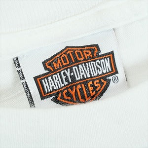 VINTAGE ヴィンテージ Harley Davidson ハーレーダビッドソン Red Flame LS Tee ロンT 白 Size 【L】 【中古品-良い】 20820106