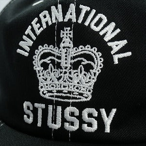 STUSSY ステューシー 25SS MID-DEPTH INTERNATIONAL CROWN STRAPBACK BLACK キャップ 黒 Size 【フリー】 【新古品・未使用品】 20820117