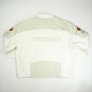 SUPREME シュプリーム ×Vanson Leathers Cordura Cotton Jacket White ジャケット 白 Size 【L】 【新古品・未使用品】 20820123