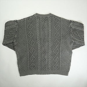 NEIGHBORHOOD ネイバーフッド 24AW WASHED CREWNECK CABLE SWEATER 24213NH-KNM01 セーター 灰 Size 【L】 【中古品-非常に良い】 20820179