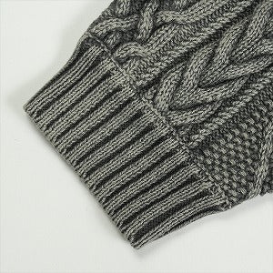 NEIGHBORHOOD ネイバーフッド 24AW WASHED CREWNECK CABLE SWEATER 24213NH-KNM01 セーター 灰 Size 【L】 【中古品-非常に良い】 20820179