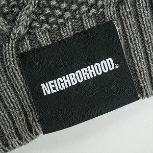 NEIGHBORHOOD ネイバーフッド 24AW WASHED CREWNECK CABLE SWEATER 24213NH-KNM01 セーター 灰 Size 【L】 【中古品-非常に良い】 20820179