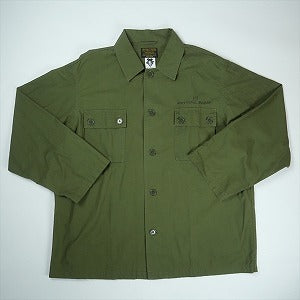 WACKO MARIA ワコマリア JEAN-MICHEL BASQUIAT / ARMY SHIRT (TYPE-1) 長袖シャツ オリーブ Size 【M】 【中古品-良い】 20820189