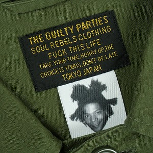 WACKO MARIA ワコマリア JEAN-MICHEL BASQUIAT / ARMY SHIRT (TYPE-1) 長袖シャツ オリーブ Size 【M】 【中古品-良い】 20820189