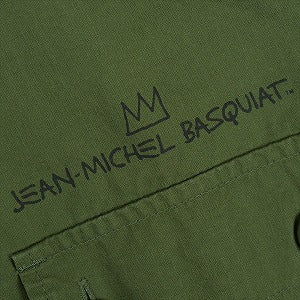 WACKO MARIA ワコマリア JEAN-MICHEL BASQUIAT / ARMY SHIRT (TYPE-1) 長袖シャツ オリーブ Size 【M】 【中古品-良い】 20820189