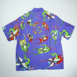 WACKO MARIA ワコマリア HAWAIIAN SHIRT NECKFACE 半袖ハワイアンシャツ 紫 Size 【L】 【中古品-良い】 20820190
