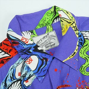 WACKO MARIA ワコマリア HAWAIIAN SHIRT NECKFACE 半袖ハワイアンシャツ 紫 Size 【L】 【中古品-良い】 20820190