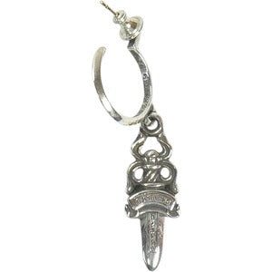 CHROME HEARTS クロム・ハーツ ＃5 DAGGER HOOP ERNG SILVER ピアス 銀 Size 【フリー】 【新古品・未使用品】 20820204