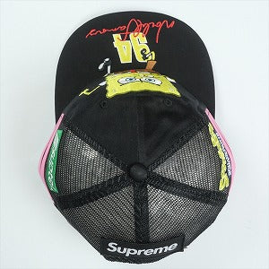 SUPREME シュプリーム ×SpongeBob 25SS SquarePants Jeff Hamilton Mesh Back 6-Panel Black メッシュキャップ 黒 Size 【フリー】 【新古品・未使用品】 20820271