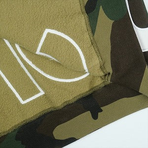 SUPREME シュプリーム 25SS Big Logo Zip Up Hooded Sweatshirt Woodland Camo パーカー 緑 Size 【M】 【新古品・未使用品】 20820297