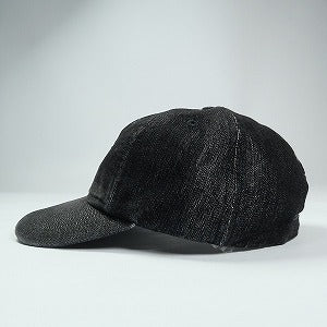 SUPREME シュプリーム 25SS Cordura Denim S Logo 6-Panel Black キャップ 黒 Size 【フリー】 【新古品・未使用品】 20820300