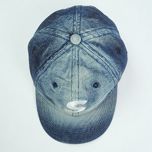 SUPREME シュプリーム 25SS Cordura Denim S Logo 6-Panel Bleached Indigo キャップ インディゴ Size 【フリー】 【新古品・未使用品】 20820301