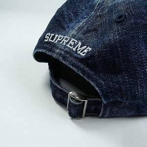 SUPREME シュプリーム 25SS Cordura Denim S Logo 6-Panel Bleached Indigo キャップ インディゴ Size 【フリー】 【新古品・未使用品】 20820301