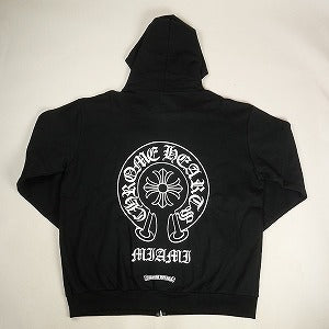 CHROME HEARTS クロム・ハーツ MIAMI HORSESHOE FULL ZIP HOODIE BLACK マイアミ限定ジップパーカー 黒 Size 【XXL】 【新古品・未使用品】 20820336