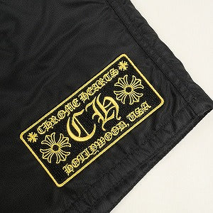 CHROME HEARTS クロム・ハーツ SHORT M SURF BRITCHES BLACK ワッペン付きスイムショーツ 黒 Size 【W36】 【新古品・未使用品】 20820359
