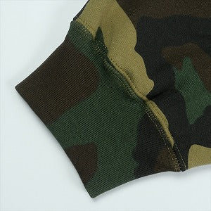 SUPREME シュプリーム 25SS Big Logo Zip Up Hooded Sweatshirt Woodland Camo パーカー 緑 Size 【M】 【新古品・未使用品】 20820389