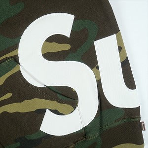 SUPREME シュプリーム 25SS Big Logo Zip Up Hooded Sweatshirt Woodland Camo パーカー 緑 Size 【M】 【新古品・未使用品】 20820389