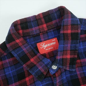SUPREME シュプリーム 11AW Ombre Plaid Shirt Navy 長袖シャツ 紺 Size 【L】 【中古品-良い】 20820399