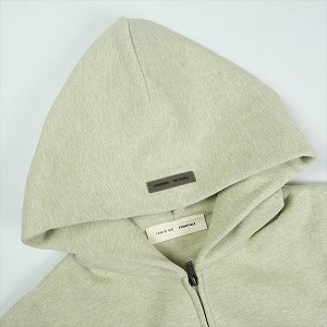 Fear of God フィアーオブゴッド ESSENTIALS Classic Full Zip Hoodie Heather Stone ジップパーカー 灰 Size 【M】 【新古品・未使用品】 20820418