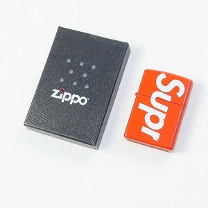 SUPREME シュプリーム Logo Zippo ジッポ 赤 Size 【フリー】 【新古品・未使用品】 20820524