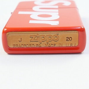 SUPREME シュプリーム Logo Zippo ジッポ 赤 Size 【フリー】 【新古品・未使用品】 20820524