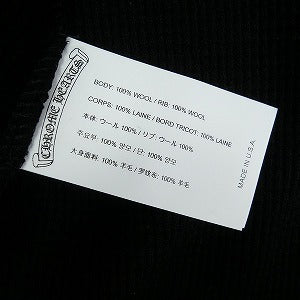 CHROME HEARTS クロム・ハーツ WFL WOOL THRML SNATCH LS CREW BLACK サーマルロンT 黒 Size 【L】 【新古品・未使用品】 20820574