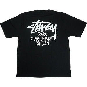 STUSSY ステューシー ×DOVER STREET MARKET 25SS STOCK DSM LONDON TEE BLACK Tシャツ 黒 Size 【XL】 【新古品・未使用品】 20820586